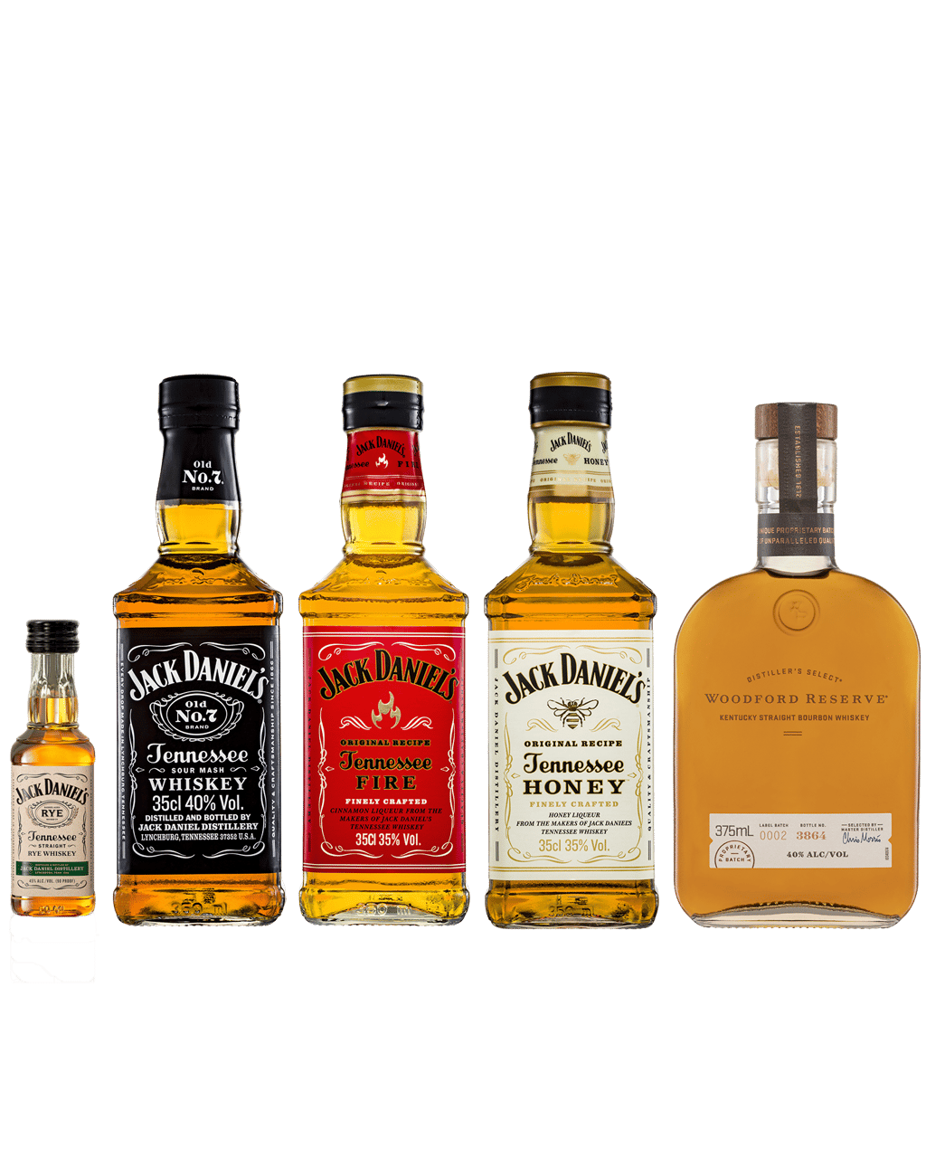 Buy Jack Daniel's & Woodford Reserve North American Whiskey Taster Pack