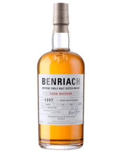  Benriach Cask Edition<br>Speyside Single... 700ML Personally selected by Master Blender Rachel Barrie from the Benriach eclectic and extensive cask collection, each Cask Edition is drawn from a single cask, chosen for exceptional taste and character. While our core range works to bring out different layers of flavour with a range of different cask types, the Cask Edition programme celebrates the flavours of individual and unique cask types we have at the distillery.<br>Tasting Notes<br>Colour<br>Stained oak<br>Nose<br>Honey cream and candied co