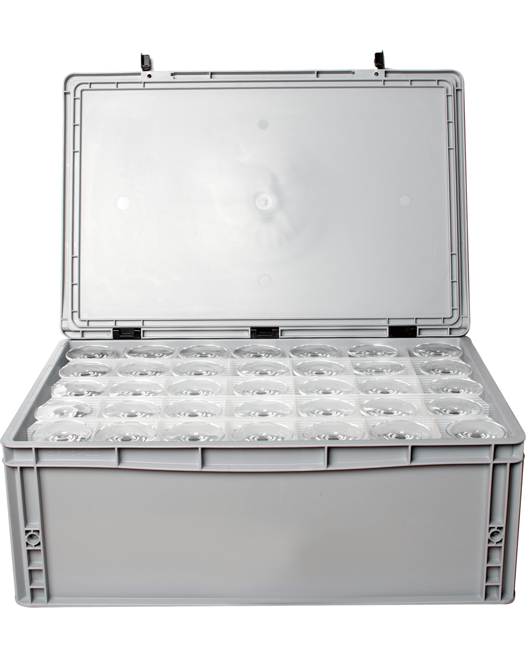 Buy Jm Style Transport Storage Box For Glasses 28 5cm High Plastic Insert For 24 Wine Glasses Dan Murphy S Delivers