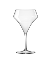  Rona Aram Cocktail Glass<br>430ml  430ML These cocktail glasses are the latest design, featuring an eye catching diamond shape half bowl to allow plenty of room for martinis to enhance their taste.<br />Made in Europe, the machine made glasses are perfect for every day use, but the elegant shape of the half bowl will look stunning for those special occasions.