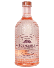  Eden Mill Passionfruit And<br>Coconut Gin 500ml  500ML Full of flavour, with passionfruit and apricot both dominating. Starts sweets but the slightly bitter passionfruit remains as the sweetness begins to fade. Toasted coconut notes add a savoury character.<br />Passionfruit and Coconut Gin is best served with a premium tonic and garnished with pineapple.