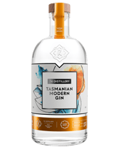  7k Distillery Modern<br>Tasmanian Gin... 725ML Before we had a label – or even a name – we had a vision for a fresh, modern take on gin. One that pulled back the juniper berry throttle just enough to let floral and citrus botanicals come to life. Turns out that works. Our Modern Tasmanian Gin is a fruity, flowery marvel, with a bold eucalyptus nose, and a zesty mandarin and earthy coriander seed body. The perfect balance for vibrant summer cocktails or a relaxed G&T. *Chef’s kiss*