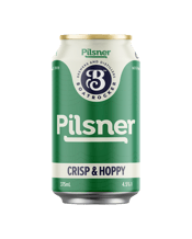  Boatrocker Pilsner Cans<br>375ml  375ML Old world meets new world in this crisp, refreshing Pilsner. Brewed with a classic German Pilsner malt base, a true lager yeast and a new world twist of New Zealand grown Riwaka hops. Lagered for a total of 3 months(!) for an outstanding clean finish and refreshing hop aroma.<br>At Boatrocker we pride ourselves on using only the highest quality ingredients and never cutting corners. No beer is a better testament to that than our Pilsner.&nbsp; The first NZ hopped Pilsner produced in Australia an