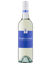  Thompson Steer Limestone<br>Coast Sauvignon... 750ML This Sauvignon Blanc displays aromatic characters of fragrant lemon and peach. Vivid hints of elderflower are complemented by a subtle fruit acidity providing a crisp dry finish for instant enjoyment.