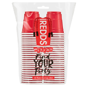 Redds Micros Shot Cups 60ml<br>(800 Cups)  60mL Meet&nbsp;Lil Shotty, the new kid on the block that you prefer to take in small doses, for those who like their liquor straight or in the form of a jelly shot. &nbsp; In the REDDS Hall of Fame he’s the new generation of the iconic party cup. In a ‘Micro’ 60mL shot size he looks up to his predecessors, the 425ml O.G’s:&nbsp;Notorious R.E.D.&nbsp;and&nbsp;BluPac. &nbsp; Our cups&nbsp;are 100% recyclable and BPA free.