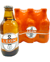 Leon 250ml 250ML Leon comes fresh from Cyprus and is a high quality lager made in accordance to the Reinheitsgebot, or the German Purity Law as it is more commonly known as. It is made from three different kinds of malts, barley, roasted barley and caramelised malts which together add to the sweetness of the beer. German Tettanger hops are used to balance the malts in the beer. A special yeast has been cooked up for this beer, setting it aside from other beers. The yeast is key for the developing flavours in the