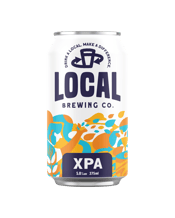  Local Brewing Co Xpa 375ml  375ML Our original XPA is bursting with flavours of mango and mandarin. Perfect for lovers of an easy drinking pale packed with extra tropical hops. Crack into that summer session now.