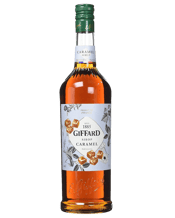 Giffard Caramel Syrup:<br>1000ml 1L France's No.1 Syrups and Liqueurs TASTING NOTES Aromatic, with rounded flavour of caramel smelted with milk. Perfect caramel colour HISTORY Caramel Syrup 1L is made in France by a fifth generation family established 1885 using 100% natural sugar. No added preservatives GREAT FOR Excellent for desserts, coffee and cocktails. Use in place of sugar for a richer, more vibrant flavour