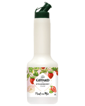 Giffard Fruit For Mix<br>Strawberry... 1000ML Fruit For Mix<br>When you need a fruit puree, use the best. With more fruit than other purees on the market, Giffard Strawberry Fruit For Mix (1L) is the best option for adding real fruit to cocktails, smoothies, shakes, desserts and more.<br>Appearance:&nbsp;Deep&nbsp;red.<br>Aroma:&nbsp;Fresh, crushed strawberry, fruity sweet and fragrant.<br>Taste: Juicy ripe strawberries. Satisfying length on the palate, sweet and sour, very aromatic. Light vegetal note on the finish, enhanced by the presenc