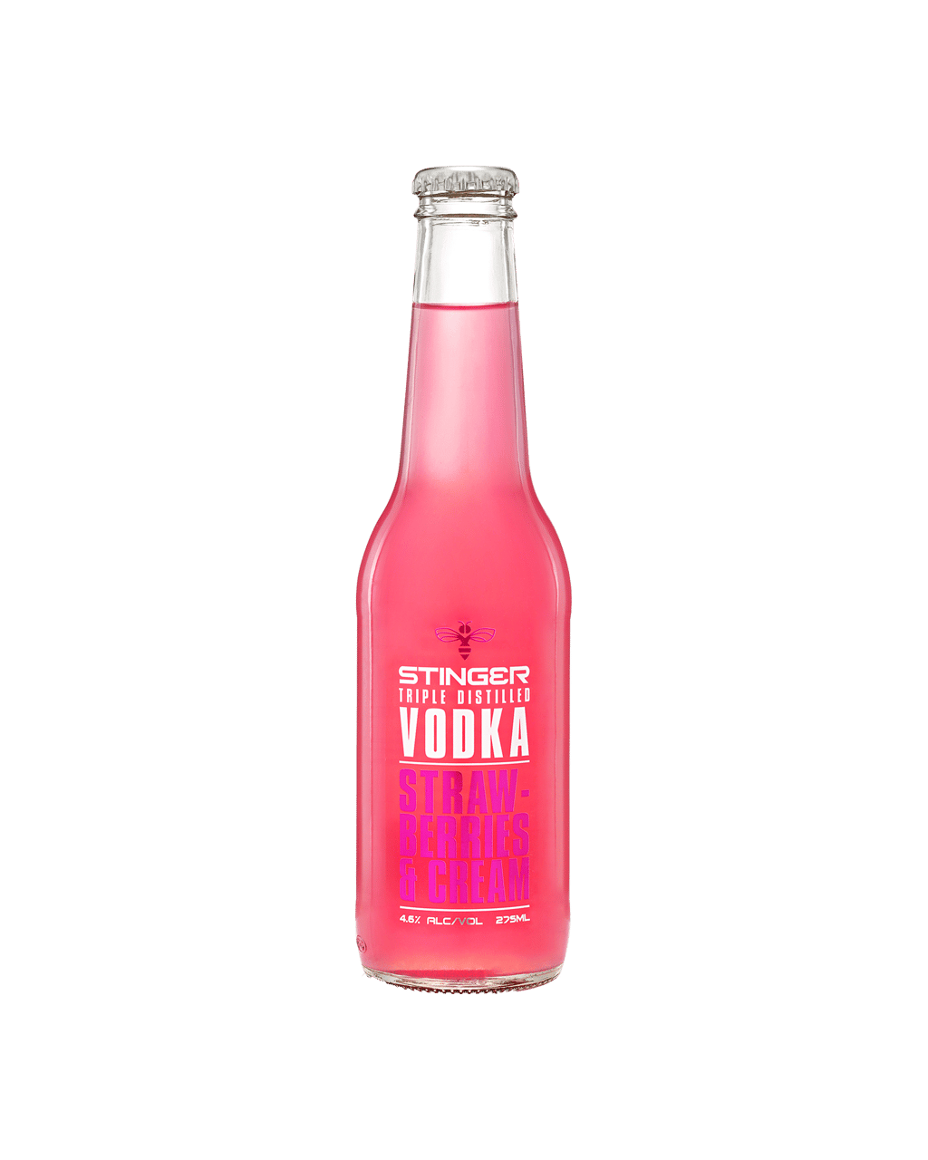 Buy Stinger Strawberries & Cream Vodka 275ml 4.6% Online (Unbeatable ...