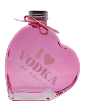  I Heart Vodka Pink 200ml  200mL Treat someone special to this unique heart-shaped bottle of Vodka. The perfecr idea for a gift for any occasion.&nbsp; 6 x 200ml I Heart Vodka - Pink Australian Made and owned by the Melbourne Distilling Company
