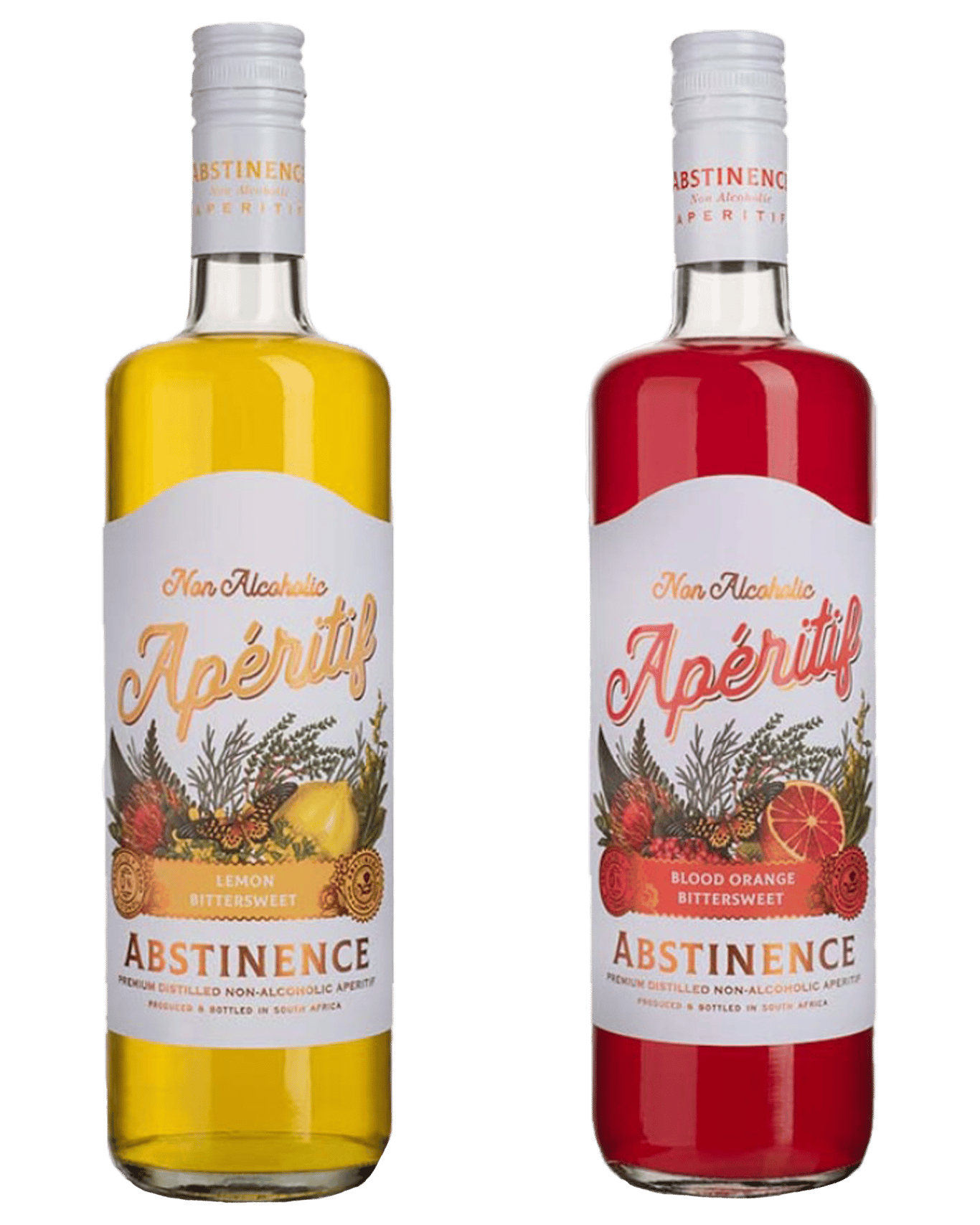 Buy Abstinence Gift Pack Duo Nonalcoholic Aperitif Abstinence Blood Orange And Lemon 750ml
