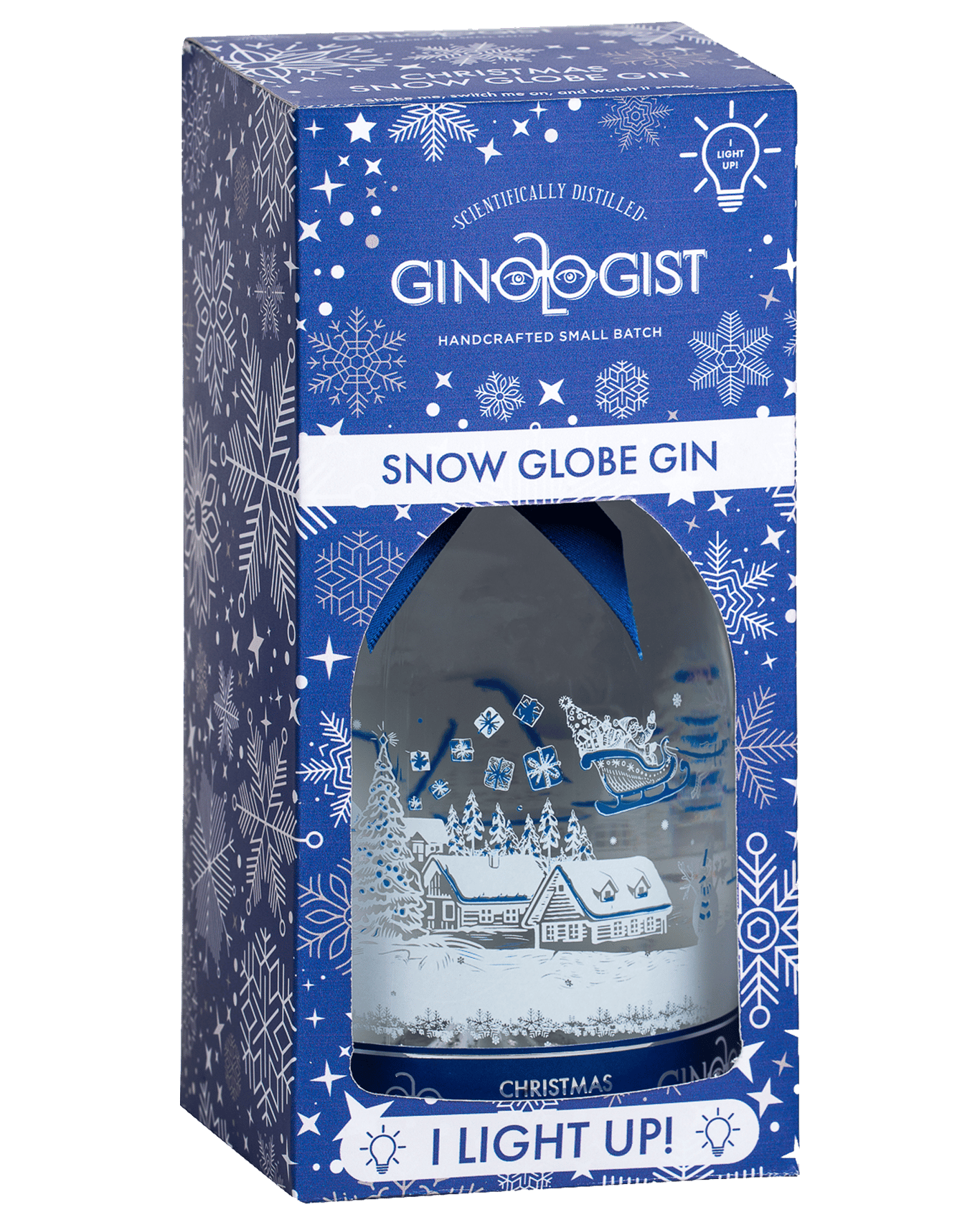 Buy Ginologist Snow Globe Christmas Pudding Gin 700ml Designs May