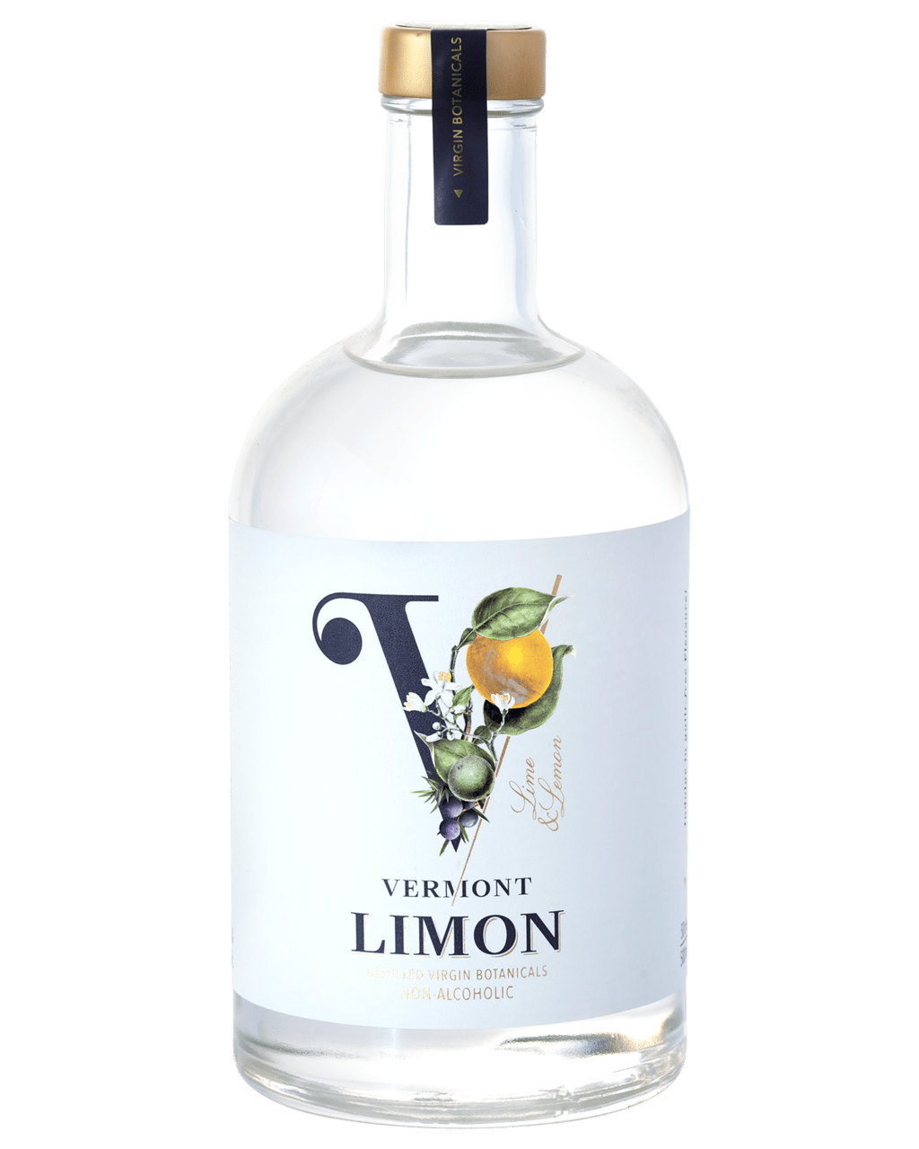 Vermont Limon Distilled Non Alcoholic Botanical Spirit 500mL Boozy