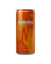  Noobeing Original Wellbeing<br>Drink 300ml Cans  300ML Noobeing Original Wellbeing Drink - Nootropic Beverage<br>A lightly sparkling, feel-good blend designed for everyday clarity. Cold-brewed honeybush anchors a crisp, tea-forward taste while ashwagandha and a full B-complex with vitamin C and magnesium round out a clean, functional lift—refreshing without jitters.<br>Flavour Profile<br>Taste:Honeybush tea, gentle citrus, light florals<br>Mouthfeel:Lightly sparkling, clean and refreshing<br>Finish:Dry, tidy, no sticky sweetness<br>Overall Impressio
