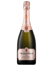  Graham Beck Brut Rose<br>Sparkling Wine  750ML The Graham Beck Brut Rosé has all the hallmarks of a traditional and carefully crafted bubbly, with the added appeal of being flirtatious and fun.<br>Elegant and structured, it truly is a sparkling wine for all seasons.<br>Made from the traditional Méthode Cap Classique base wines of Pinot Noir and Chardonnay, its unique silver-pink hue is obtained by an enzymatic reaction during the transport of the Pinot Noir fruit to the cellar.<br>The fine, lively mousse is brisk on the palate, showing hints