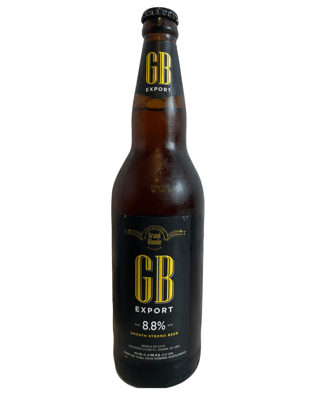 Lion Brewery Gb (grand Blonde) Export High Strength Lager Longneck