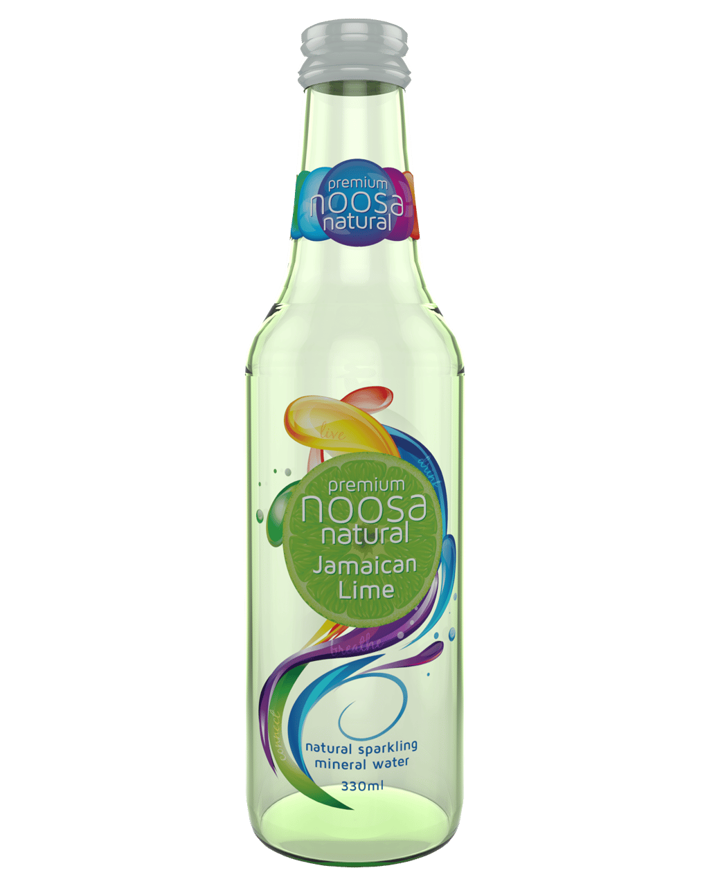 Noosa Natural Premium Mineral Water Jamaican Lime 330mL Boozy