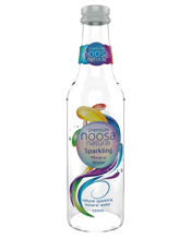  Noosa Natural Premium<br>Mineral Water... 330ML New Noosa Natural Premium Sparkling Mineral Water. A superior kick to an otherwise traditional blend. Bottled at the source in the Sunshine Coast Hinterland.
