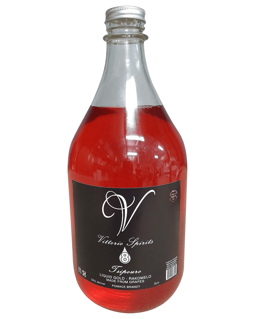 Vittorio Spirits Rakomelo Liquid Gold Honey Spice Liqueur 2L Boozy