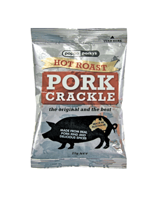 Hot Roast Pork Crackle (36 x 25g)