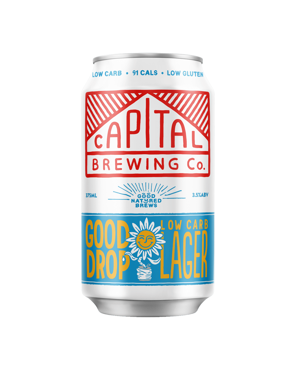 Buy Capital Brewing Co. Good Drop Low Carb Lager 375ml Online (Low ...