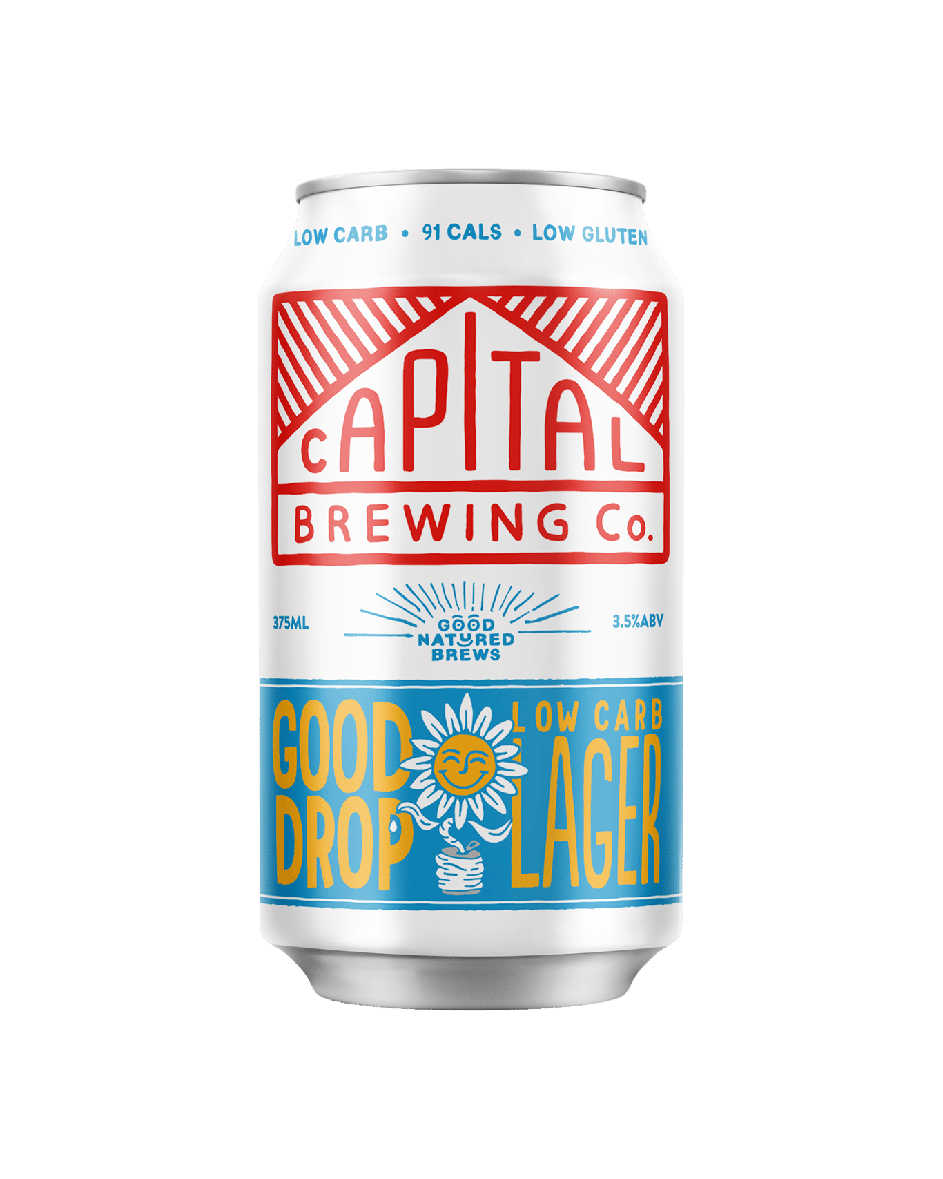 Buy Capital Brewing Co. Good Drop Low Carb Lager 375ml Online (Lowest