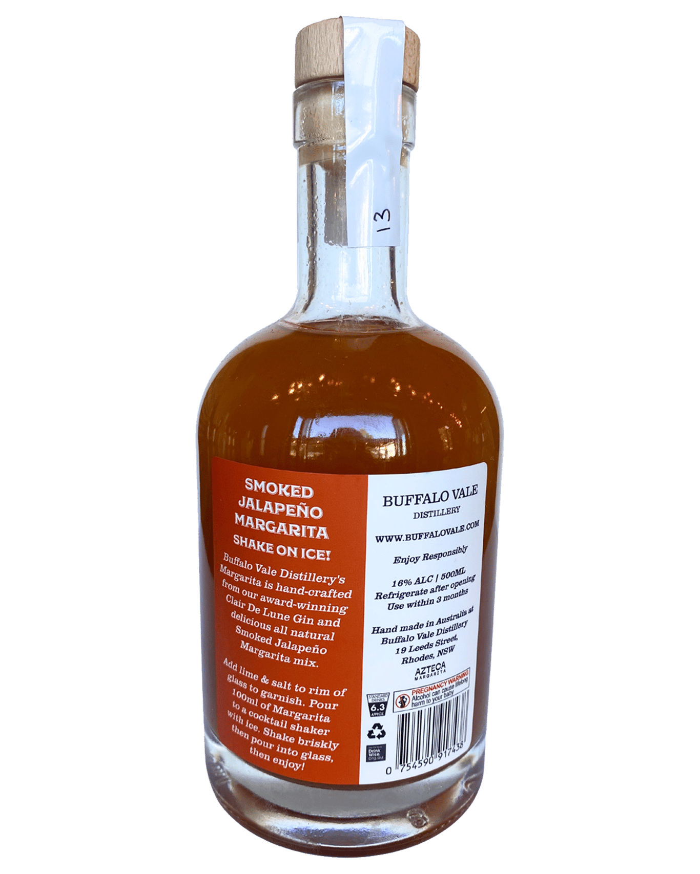 Buy Buffalo Vale Distillery Smoked Jalapeño Margarita Bottled