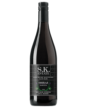  S.k Estate Shiraz  750mL This wine offers a lush, velvety, mouth filling experience the colour is intense with deep red and crimson hues, while the aroma is dark, sweet raspberry, violets, cedar and spice. Vibrant fruit, vanillin, complimented with fine tannins and subtle toasty oak appears on the palate.