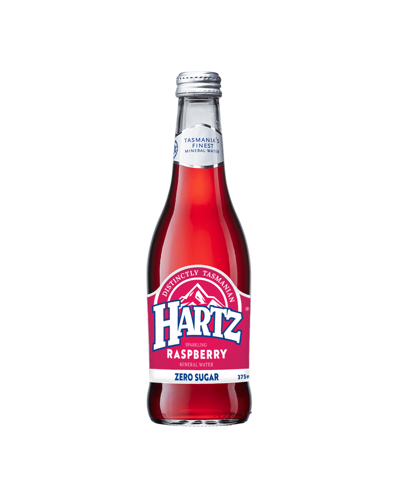 Buy Hartz Sparkling Tasmanian Spring Water Zero Sugar Raspberry 375ml