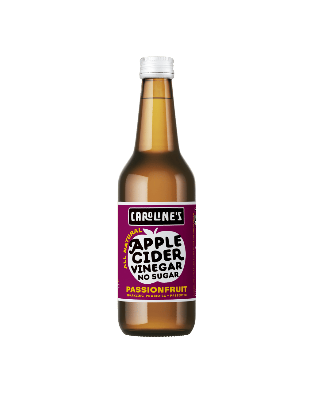 Buy Caroline's Apple Cider Vinegar Drink - Passionfruit X 12 330ml