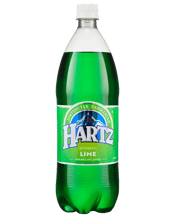  Hartz Authentic Lime<br>Sparkling Soda... 1.25L Hartz Tasmanian Water s sourced from the remote wilderness of South West Tasmania. The unspoiled wilderness and natural waterways of an island world famed for its pristine qualities is captured in every bottle. Containing the perfect natural balance of minerals it has a distinctive, fresh taste. We then just add a little flavour and fizz.