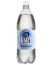  Hartz Authentic Sparkling<br>Water 1.25l  1.25L Hartz Tasmanian Water is sourced from the remote wilderness of South West Tasmania. The unspoiled wilderness and natural waterways of an island world famed for its pristine qualities is captured in every bottle. Containing the perfect natural balance of minerals it has a distinctive, fresh taste. We then just add a little fizz.