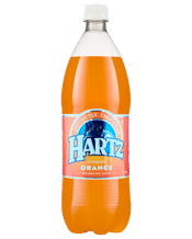  Hartz Authentic Orange<br>Sparkling Soda... 1.25L Hartz Tasmanian Water s sourced from the remote wilderness of South West Tasmania. The unspoiled wilderness and natural waterways of an island world famed for its pristine qualities is captured in every bottle. Containing the perfect natural balance of minerals it has a distinctive, fresh taste. We then just add a little flavour and fizz.