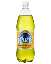  Hartz Authentic Creaming<br>Soda 1.25ml  1.25L Hartz Tasmanian Water is sourced from the remote wilderness of South West Tasmania. The unspoiled wilderness and natural waterways of an island world famed for its pristine qualities is captured in every bottle. Containing the perfect natural balance of minerals it has a distinctive, fresh taste. We then just add a little flavour and fizz.