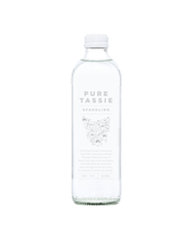  Pure Tassie Sparkling X 12<br>350ml  350ML Every drop of Pure Tassie mineral water comes from South West Tasmania, a World Heritage Wilderness area. The water starts it's journey high in the mountains of the Mt Fields National Park, flowing through a series of limestone caves before resurfacing in mountain springs.