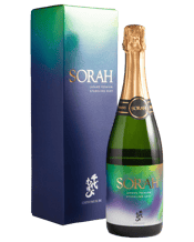 Chiyomusubi Sorah Premium<br>Sparkling Sake 720mL Japans Premium Sparkling Sake Sorah has the meaning of ‘beautiful aurora’ and ‘stars in the sunrise’ among Native Americans, and japan’s premium sparkling sake “CHIYOMUSUBI SORAH” is made in the hopes to reflect that beautifully. Produced in a way that it merges the traditional sake brewing techniques with the new and innovative ways, it is the perfect sparkling sake to be enjoyed as a toasting drink for celebrations! Tasting Notes: The nose on this sparkling sake that uses the technique of seco