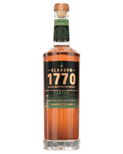  Glasgow 1770 Peated 700ml  700ML Glasgow 1770 Single Malt Scotch Whisky Peated, is our rich and smoky expression. The finest Scottish concerto barley is smoked to 50ppm using aromatic heather-rich peat sourced from the Scottish Highlands.<br />Distilled slowly in our traditional copper pot stills using the incredibly pure water of Loch Katrine, Glasgow 1770 Peated is matured in American virgin oak casks and finished in Pedro Ximenez sherry casks.<br />Bottled at 46% ABV, non-chill filtered and natural in colour, the experience