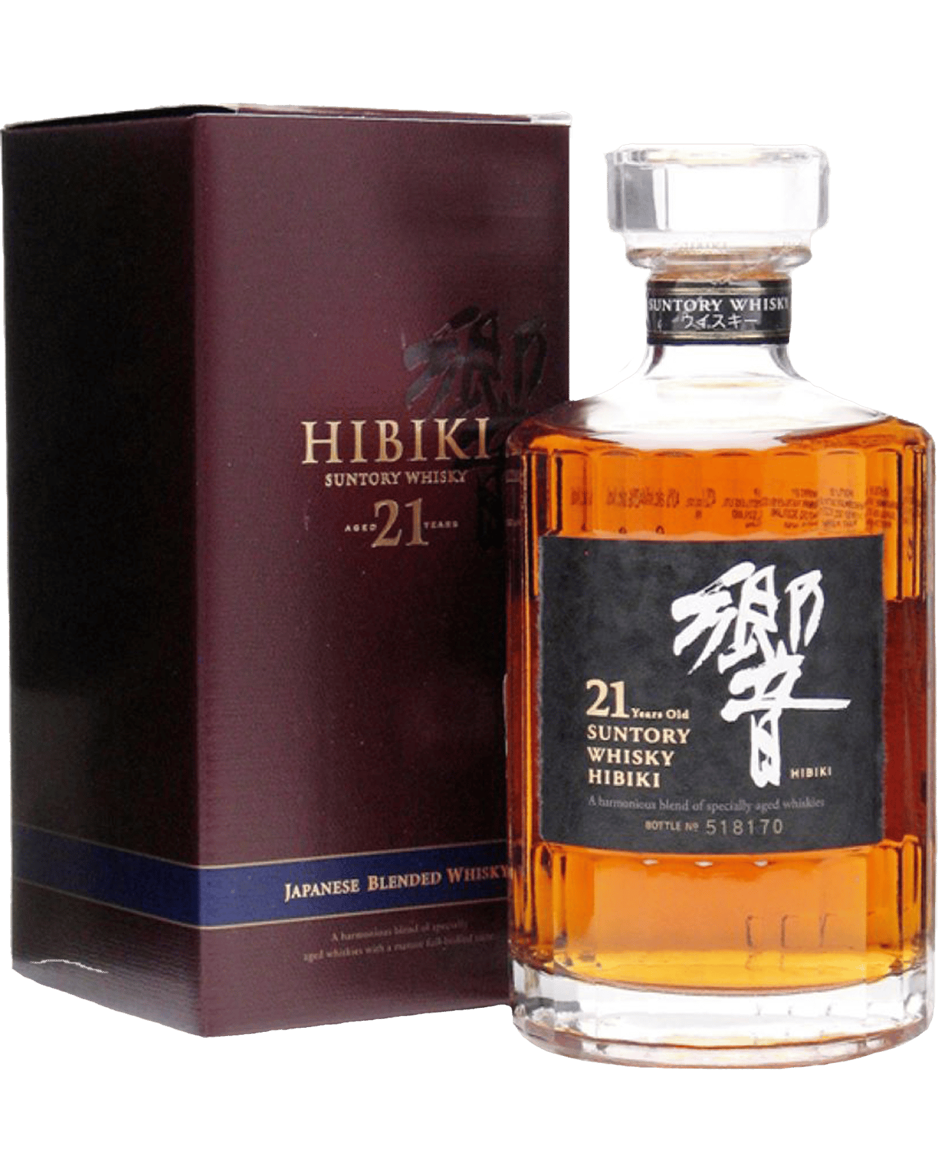 Buy Suntory Hibiki 21 Years Old Whisky Online (Low Prices) from Dan Murphy