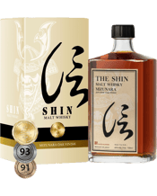  The Shin 100% Malt Whisky<br>Mizunara Japanese... 700ML The Shin Malt Mizunara Whisky Range are distilled and created with the serious Whisky drinker in mind.<br>At 48% ABV and Gift Boxed. This shin whisky currently only available online only!<br>A newcomer on the world stage of Japanese whiskies, The Shin Malt Whisky ranges are making headway already on the spirit awards front. The big brother of the awarded and acclaimed Shinobu whisky ranges, the master blended distiller Mr Ken Usama has completed a beautiful range of well made, balanced and delic