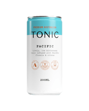 Long Rays Pacific Tonic<br>200ml  200ML You’ll feel like you’re on island time with our Pacific Tonic in hand.<br>This lively floral tonic captures the essence of the Pacific with delicate notes of Tahitian lime and hibiscus. It’s perfect for pairing with dry, citrus and floral gins – and just as refreshing on its own when it’s too early for happy hour.