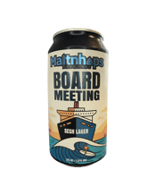  Maltnhops 'board Meeting'<br>Sesh Lager 375ml  375ML A crisp lager with hints of sweetness from the Munich malt and subtle floral aroma from Australian grown new world hop varieties.<br>Just right to suit any moment among mates, whether it's the work board meeting, Sunday BBQ or post surf sesh lager!