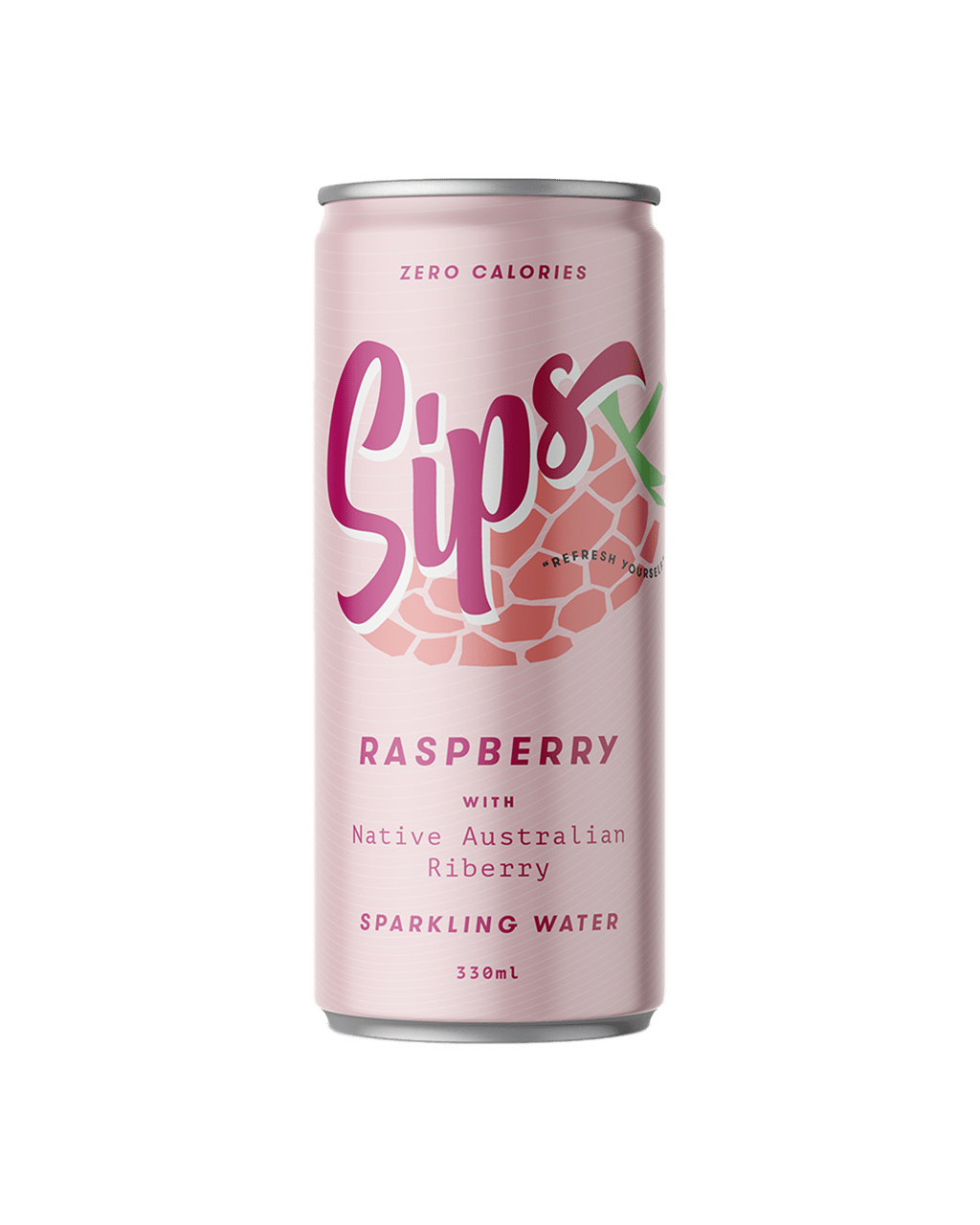 Sips Sparkling Water Raspberry Sparkling Water With Native Australian