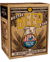 Craft A Brew American Pale<br>Ale Beer Brewing... 3.8L Exercise your right to brew! Our decidedly patriotic and popular American Pale Ale home beer brewing kit makes a crisp, hoppy and bitter pale ale with light malt flavors.Fans of Sierra Nevada Pale Ale will love our American Pale Ale recipe. This beer brewing starter kit comes with all the home brewing supplies you need to be a master brewer, including: Glass Carboy Funnel Racking Cane Rubber Stopper Transfer tubing Tubing clamp Airlock Thermometer Guide to Craft Brewing American Pale Ale Recipe