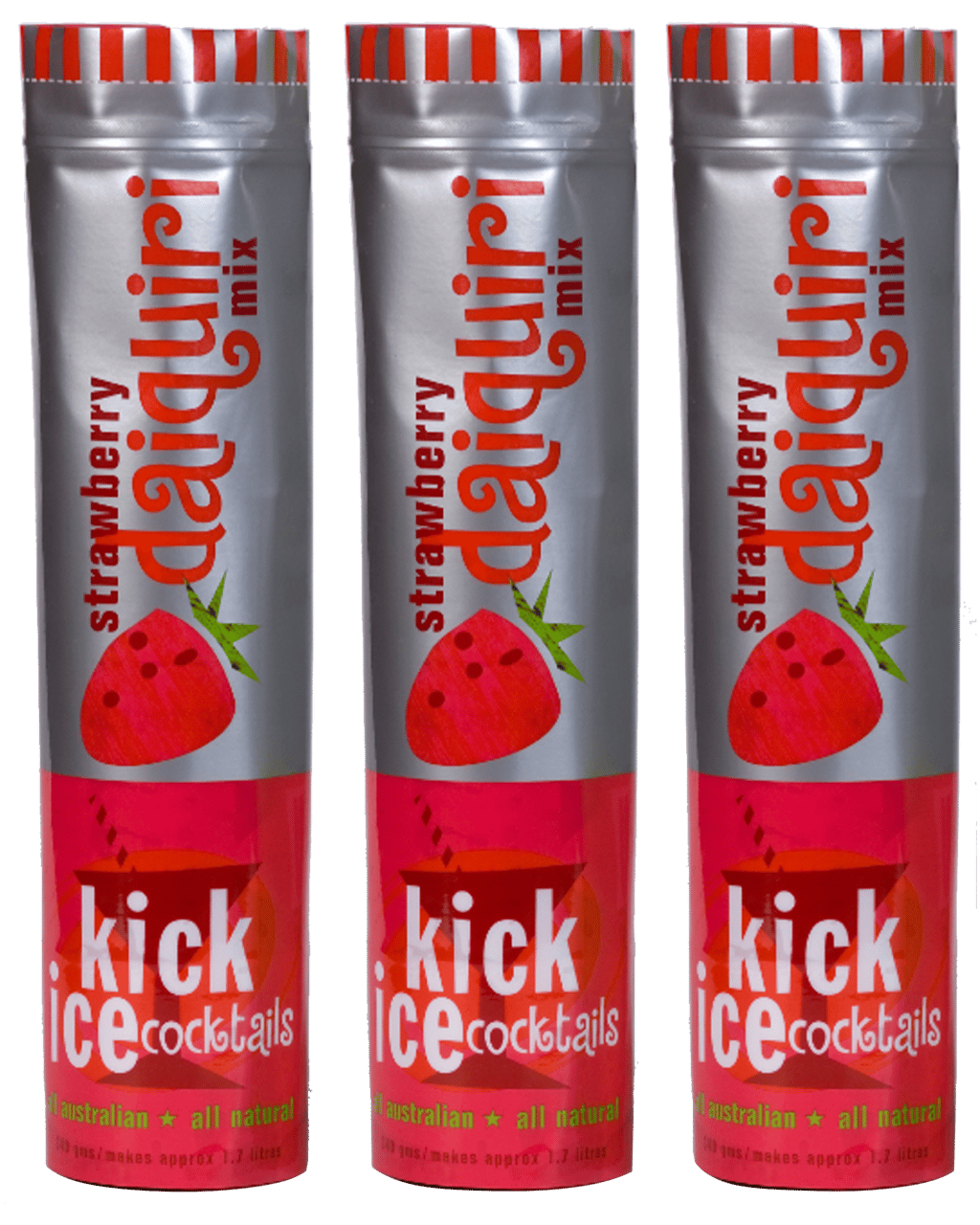 Buy Kick Ice Cocktails Pack 3 Strawberry Daiquiri's Online (Lowest