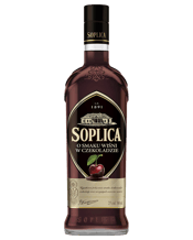 Soplica Cherry In Chocolate<br>500ml 500mL It is a unique combination of the taste of perfect chocolate and juicy and full-bodied aromas ripening in cherries.