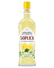 Soplica Lemon And Mint 500ml Soplica Lemon Mint is a variant of the lemon spirit which has all the character and credentials of the original product which has been produced in Poland since 1891 with a touch of mint. With the same careful blend of grain vodka, rye and wheat, Soplica Lemon also contains the delicious taste of lemons collected fresh from Polish Fields and finished with a dash of mint.