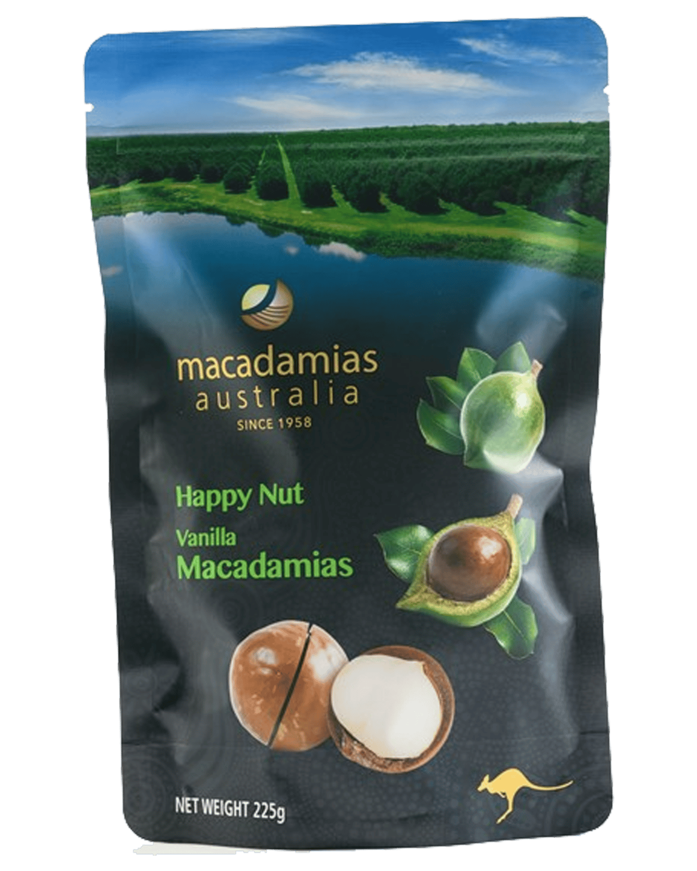 Buy Macadamias Australia Vanilla Happy Nut (in Shell) Macadamias 4 X 225g Online (Lowest Price