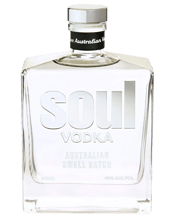  Soul Vodka Australian Small<br>Batch 500ml  500ML Soul Vodka is handcrafted using Australian wheat and other locally sourced ingredients. Our lengthy distillation process along with zero additives ensures you are enjoying nothing but pure Australian vodka.<br>Made and owned on the NSW Central Coast we are proudly 100% Australian!