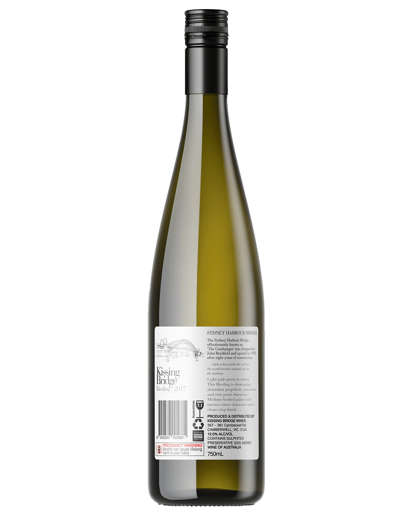 Buy Kissing Bridge Clare Valley Riesling 2017 Online (Lowest Price